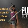 PUBG Mobile Lite Season 43 Winner Pass Release date