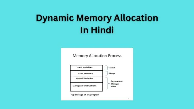 Dynamic Memory Allocation In Hindi