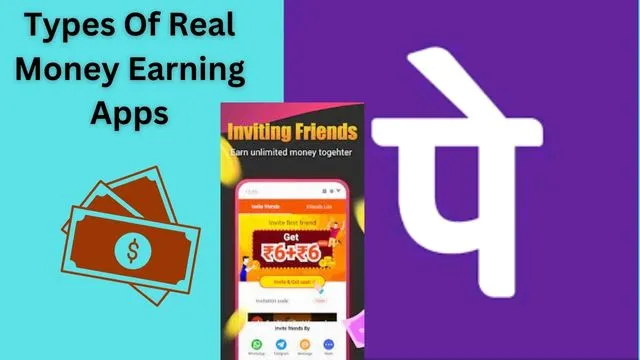 Types Of Real Money Earning Apps