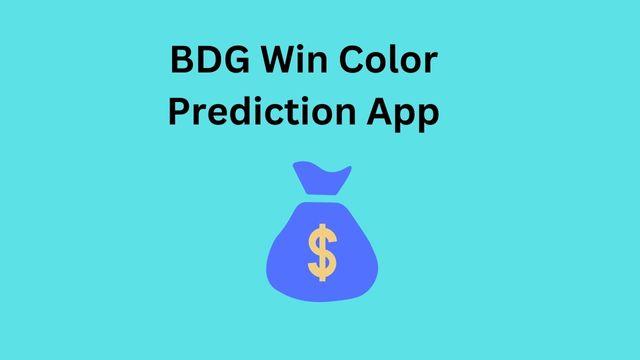 BDG Win Color Prediction App